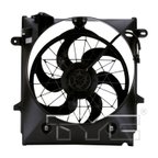 TYC 621550 Dual Radiator and Condenser Fan Assembly - view 3
