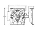 TYC 621550 Dual Radiator and Condenser Fan Assembly - view 4