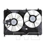 TYC 621640 Dual Radiator and Condenser Fan Assembly - view 3