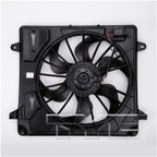 TYC 621680 Dual Radiator and Condenser Fan Assembly - view 3