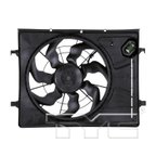 TYC 621710 Dual Radiator and Condenser Fan Assembly - view 1