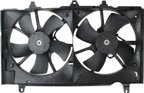 TYC 621810 Dual Radiator and Condenser Fan Assembly - view 3