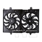 TYC 621880 Dual Radiator and Condenser Fan Assembly - view 1