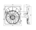 TYC 621940 Dual Radiator and Condenser Fan Assembly - view 4