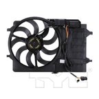 TYC 621980 Dual Radiator and Condenser Fan Assembly - view 3