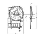 TYC 621980 Dual Radiator and Condenser Fan Assembly - view 4