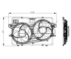 TYC 622120 Dual Radiator and Condenser Fan Assembly - view 5
