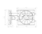 TYC 622240 Dual Radiator and Condenser Fan Assembly - view 4