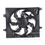 TYC 622240 Dual Radiator and Condenser Fan Assembly - view 1