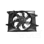 TYC 622250 Dual Radiator and Condenser Fan Assembly - view 1