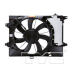 TYC 622600 Dual Radiator and Condenser Fan Assembly - view 4