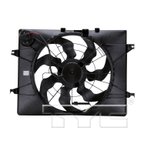 TYC 622630 Dual Radiator and Condenser Fan Assembly - view 2