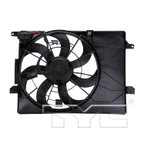 TYC 622700 Dual Radiator and Condenser Fan Assembly - view 3