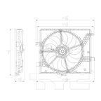 TYC 622770 Dual Radiator and Condenser Fan Assembly - view 8
