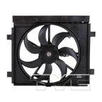 TYC 622880 Dual Radiator and Condenser Fan Assembly - view 1
