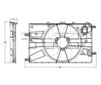 TYC 623270 Dual Radiator and Condenser Fan Assembly - view 5