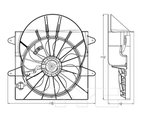 TYC 623360 Dual Radiator and Condenser Fan Assembly - view 4