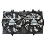 TYC 623400 Dual Radiator and Condenser Fan Assembly - view 4