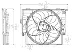 TYC 623420 Dual Radiator and Condenser Fan Assembly - view 6