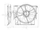 TYC 623430 Dual Radiator and Condenser Fan Assembly - view 5