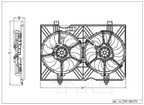 TYC 623490 Dual Radiator and Condenser Fan Assembly - view 8