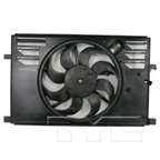 TYC 623740 Dual Radiator and Condenser Fan Assembly - view 1