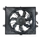 TYC 623780 Dual Radiator and Condenser Fan Assembly - view 1