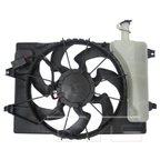 TYC 623820 Dual Radiator and Condenser Fan Assembly - Upper - view 3