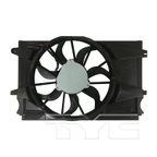 TYC 624060 Dual Radiator and Condenser Fan Assembly - view 3