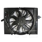 TYC 624280 Dual Radiator and Condenser Fan Assembly - view 2