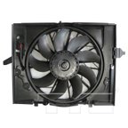 TYC 624290 Dual Radiator and Condenser Fan Assembly - view 2