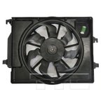 TYC 624330 Dual Radiator and Condenser Fan Assembly - view 1