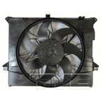 TYC 624420 Dual Radiator and Condenser Fan Assembly - view 1