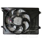 TYC 624560 Dual Radiator and Condenser Fan Assembly - view 3