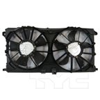 TYC 624570 Dual Radiator and Condenser Fan Assembly - view 3