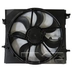 TYC 624660 Dual Radiator and Condenser Fan Assembly - view 3