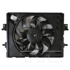 TYC 624750 Dual Radiator and Condenser Fan Assembly - view 1