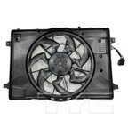 TYC 624770 Dual Radiator and Condenser Fan Assembly - view 2