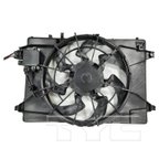 TYC 624770 Dual Radiator and Condenser Fan Assembly - view 1