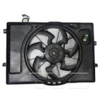 TYC 624910 Dual Radiator and Condenser Fan Assembly - view 3