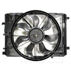 TYC 624930 Dual Radiator and Condenser Fan Assembly - view 1
