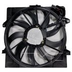 TYC 625050 Dual Radiator and Condenser Fan Assembly - view 3