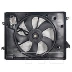 TYC 625360 Dual Radiator and Condenser Fan Assembly - view 1