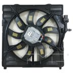 TYC 625450 Dual Radiator and Condenser Fan Assembly - view 2
