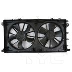 TYC 625490 Dual Radiator and Condenser Fan Assembly - view 1
