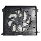 TYC 625620 Dual Radiator and Condenser Fan Assembly - view 1