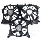 TYC 625660 Dual Radiator and Condenser Fan Assembly - view 2