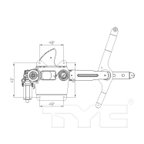 TYC 660281 Window Motor and Regulator Assembly - Front Right - view 4