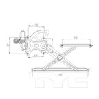 TYC 660290 Window Motor and Regulator Assembly - Front Left - view 5