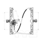 TYC 660429 Power Window Motor and Regulator Assembly - Front Right - view 6